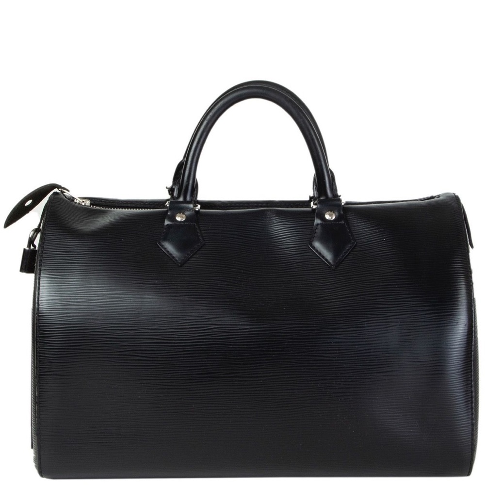 AUTHENTIC Louis Vuitton Black Epi Leather Speedy 30